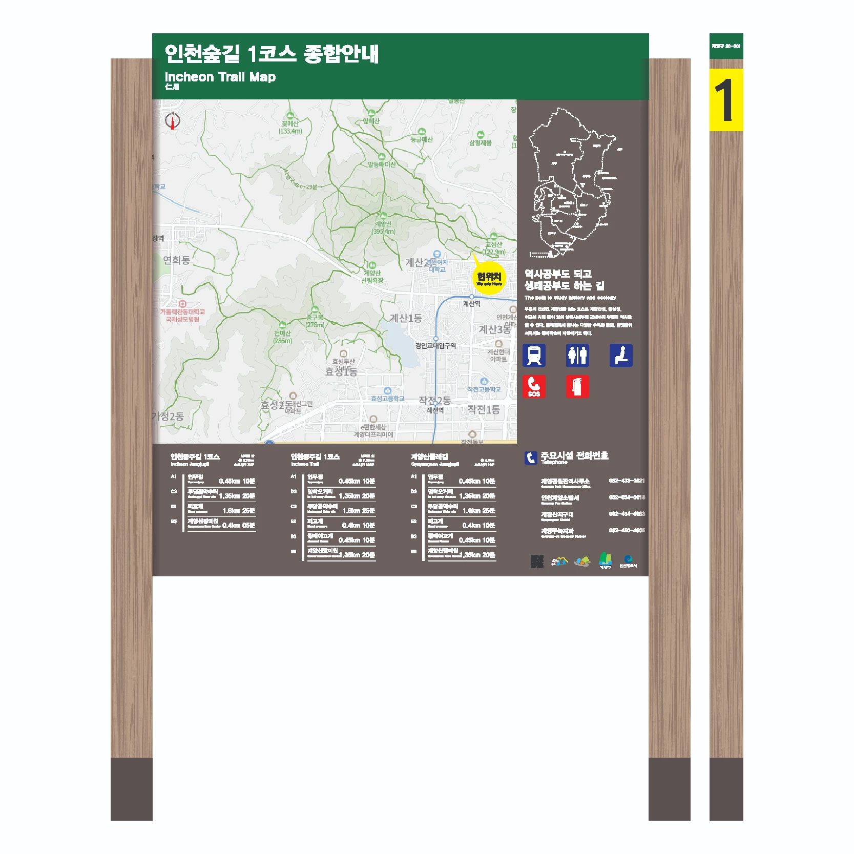 종합안내 · 철재안내판 사진 1